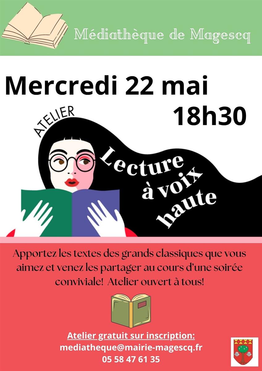 Atelier Lecture à Haute Voix