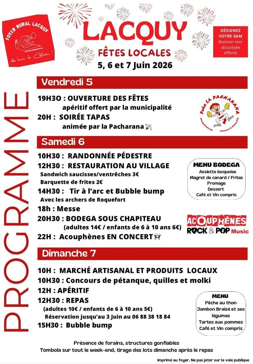 Fêtes de Lacquy