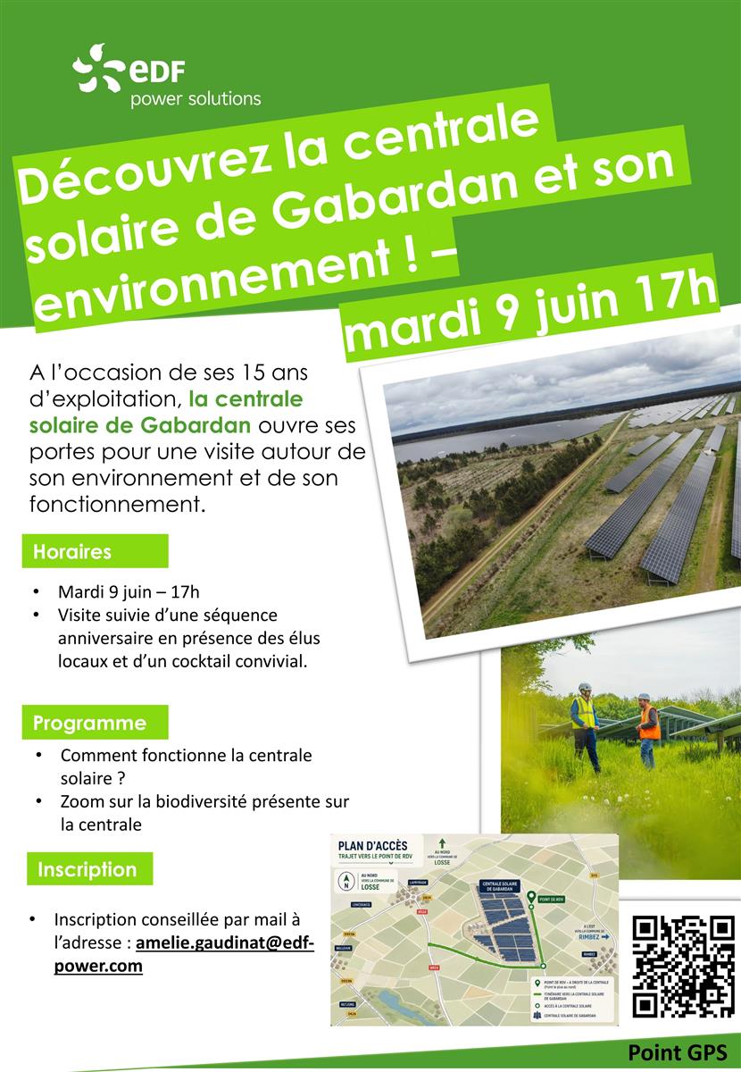 Découvrez la centrale solaire du Gabardan