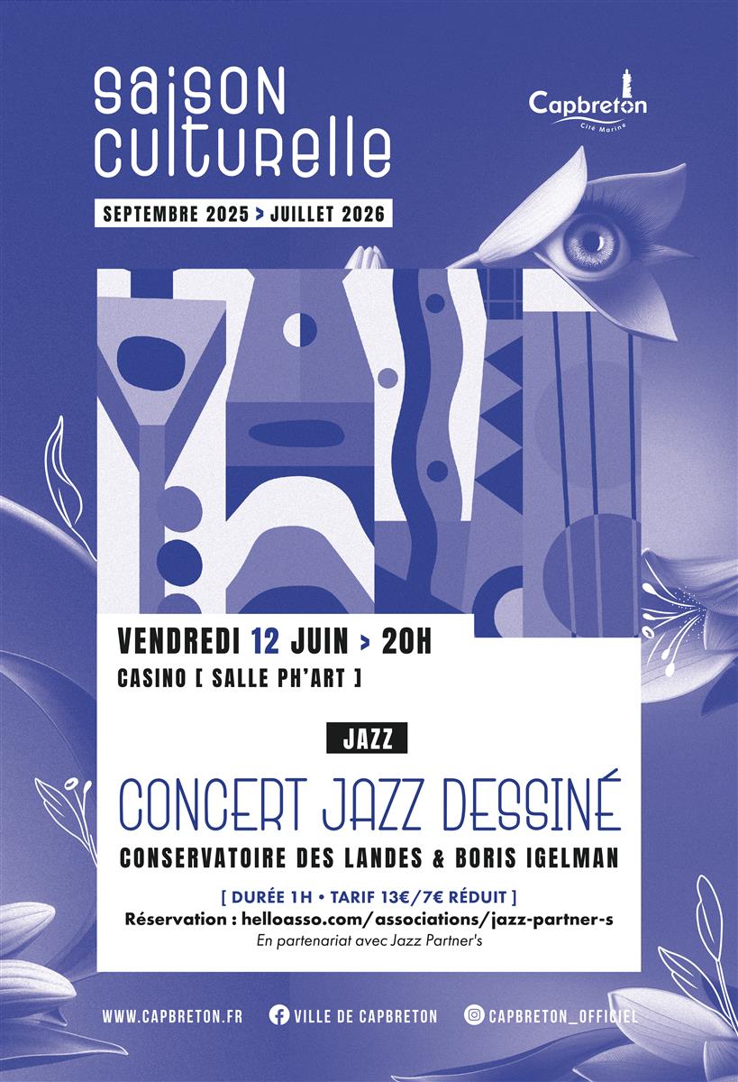 Capbreton Jazz Festival / Concert jazz dessiné