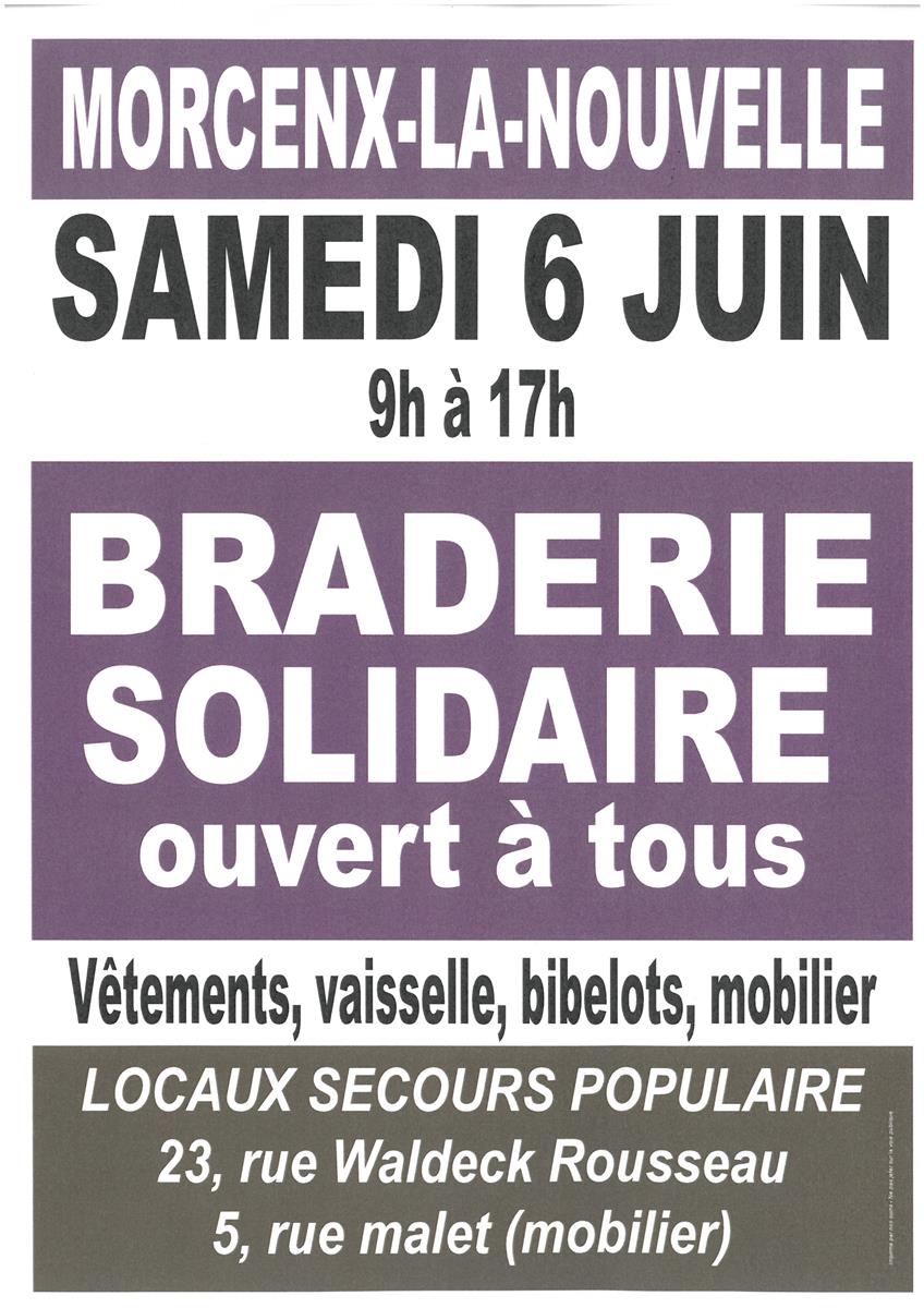 Braderie Solidaire du Secours Populaire