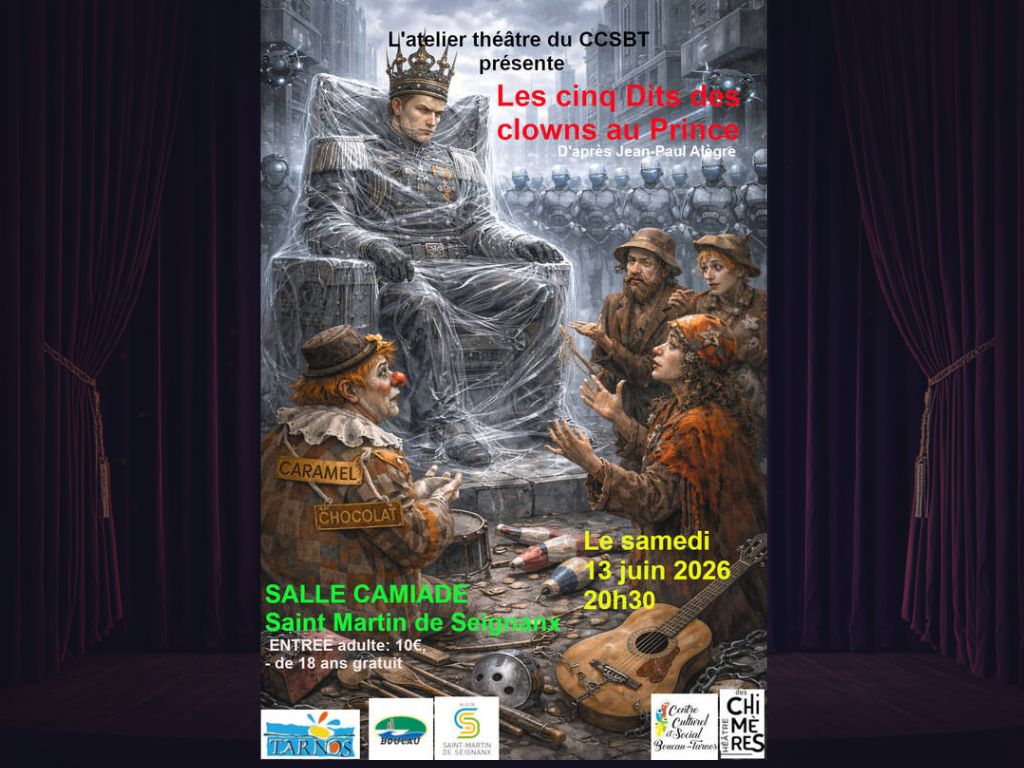Théâtre "Les cinq Dits des clowns au Prince"