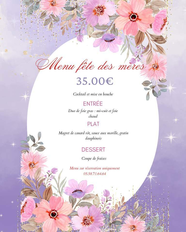 Fête des mères au Comptoir de l'Adour
