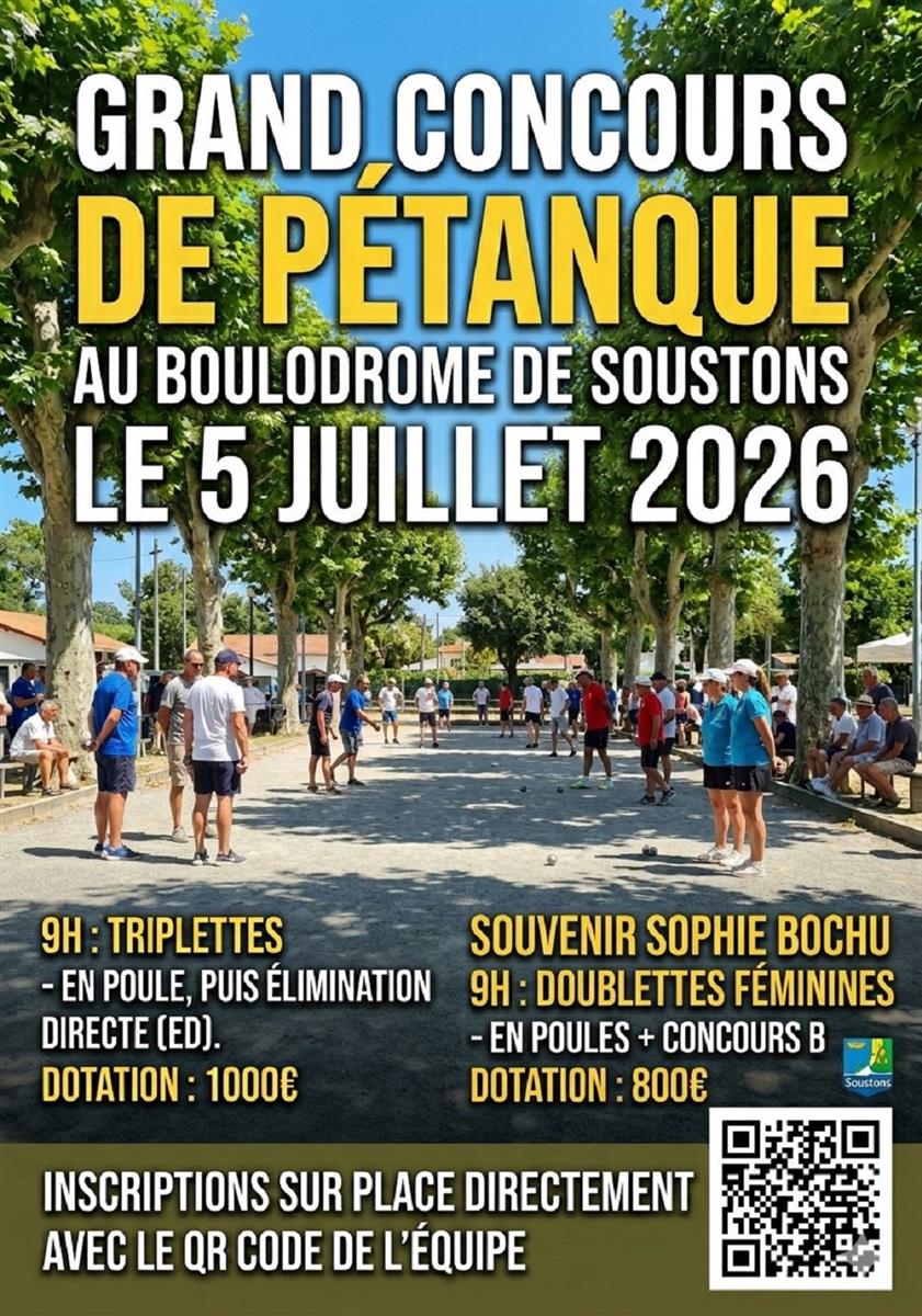 Grand concours de pétanque