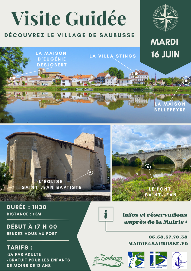 Visite guidée de Saubusse