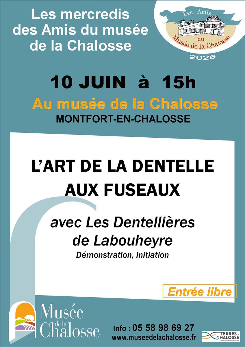 Atelier "L'art de la dentelle aux fuseaux" au  ...