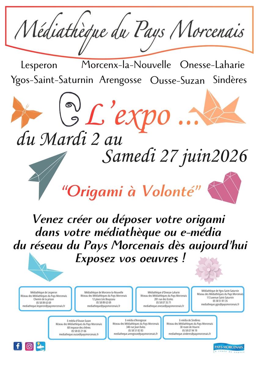 Expo "Origami à volonté"