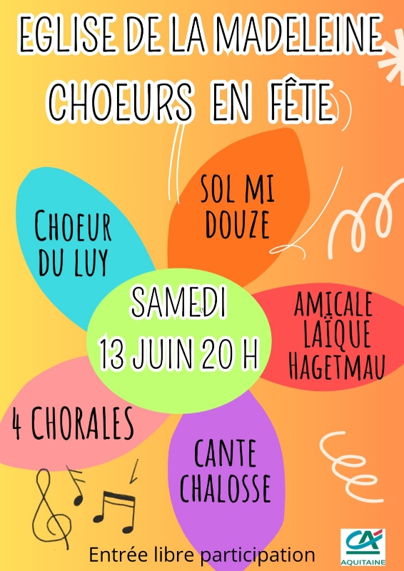 Choeurs en fête - samedi 13 juin 20h église de ...