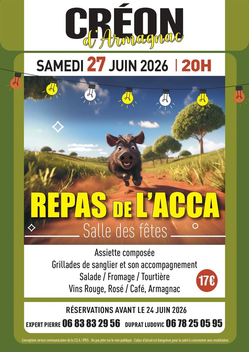 Repas de l'ACCA