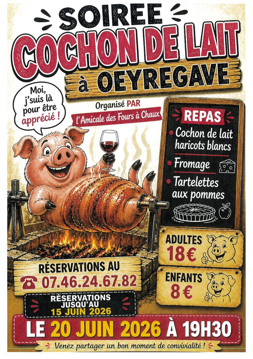 Soirée cochon de lait