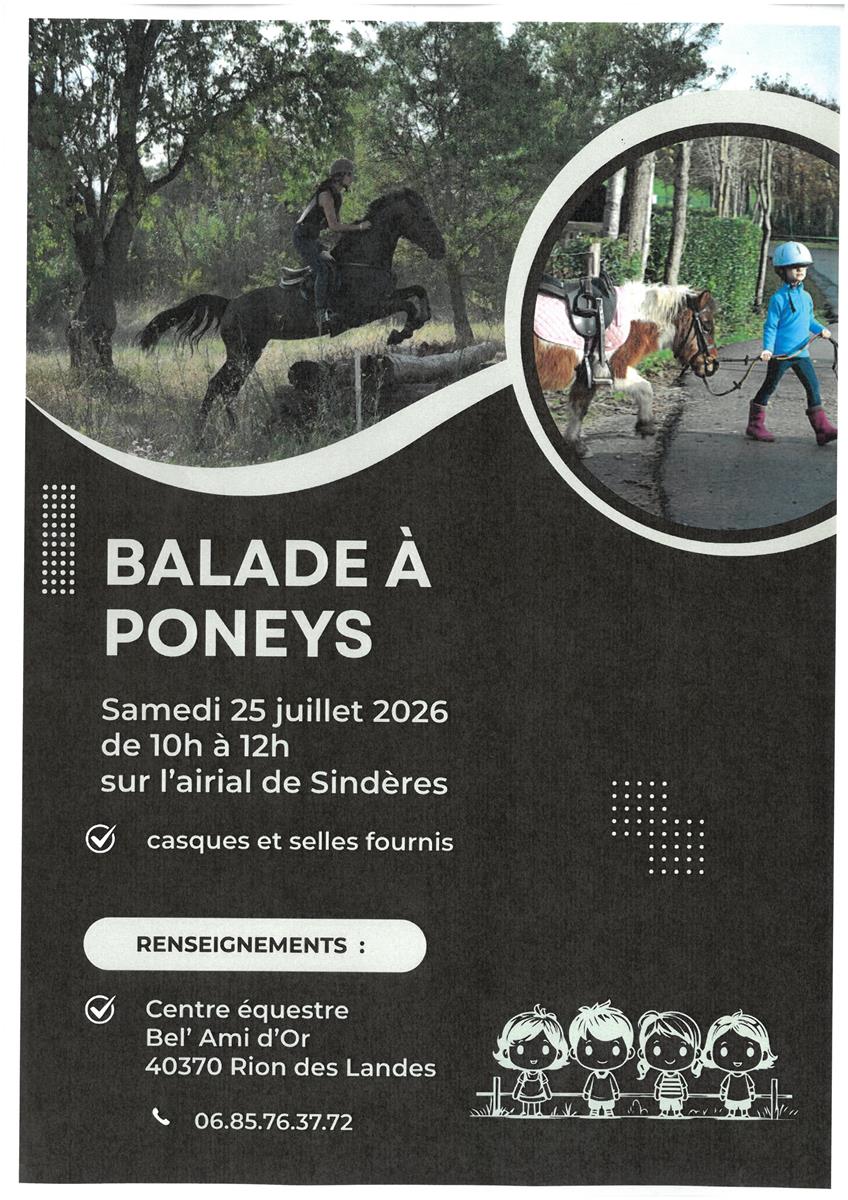 Balade à Poneys - Centre équestre