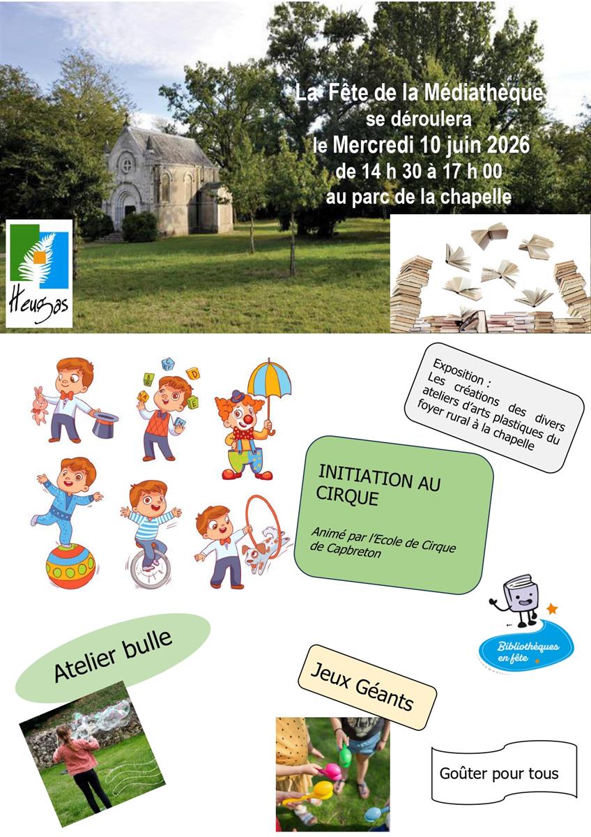 Fête de la Médiathèque de Heugas