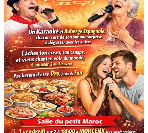 Soirée karaoké et Auberge Espagnole