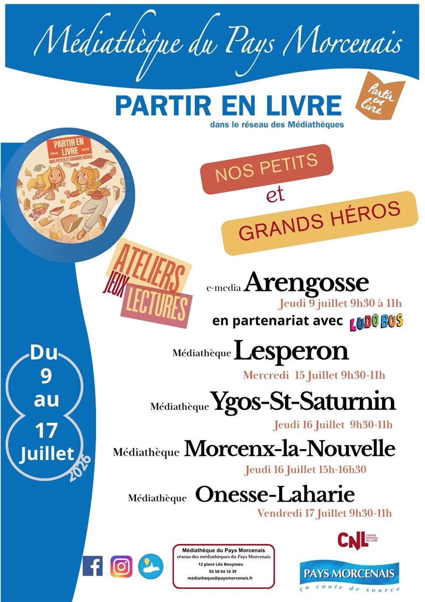 Partir en livre - Ludobus - Médiathèque
