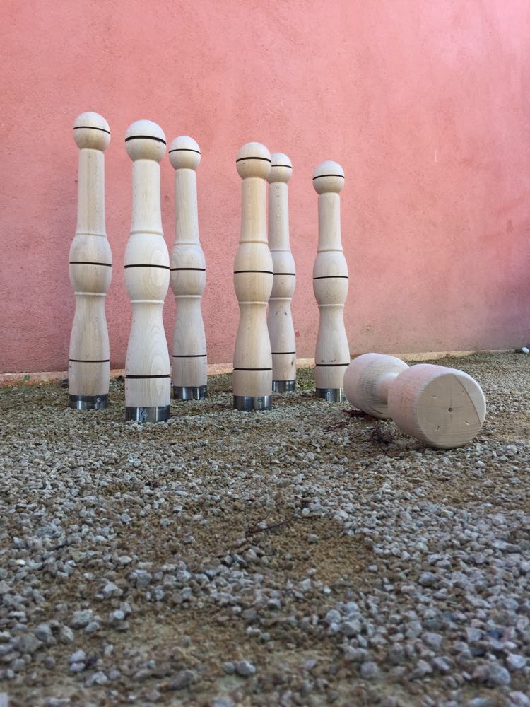 Initiation au jeu de quilles gasconnes