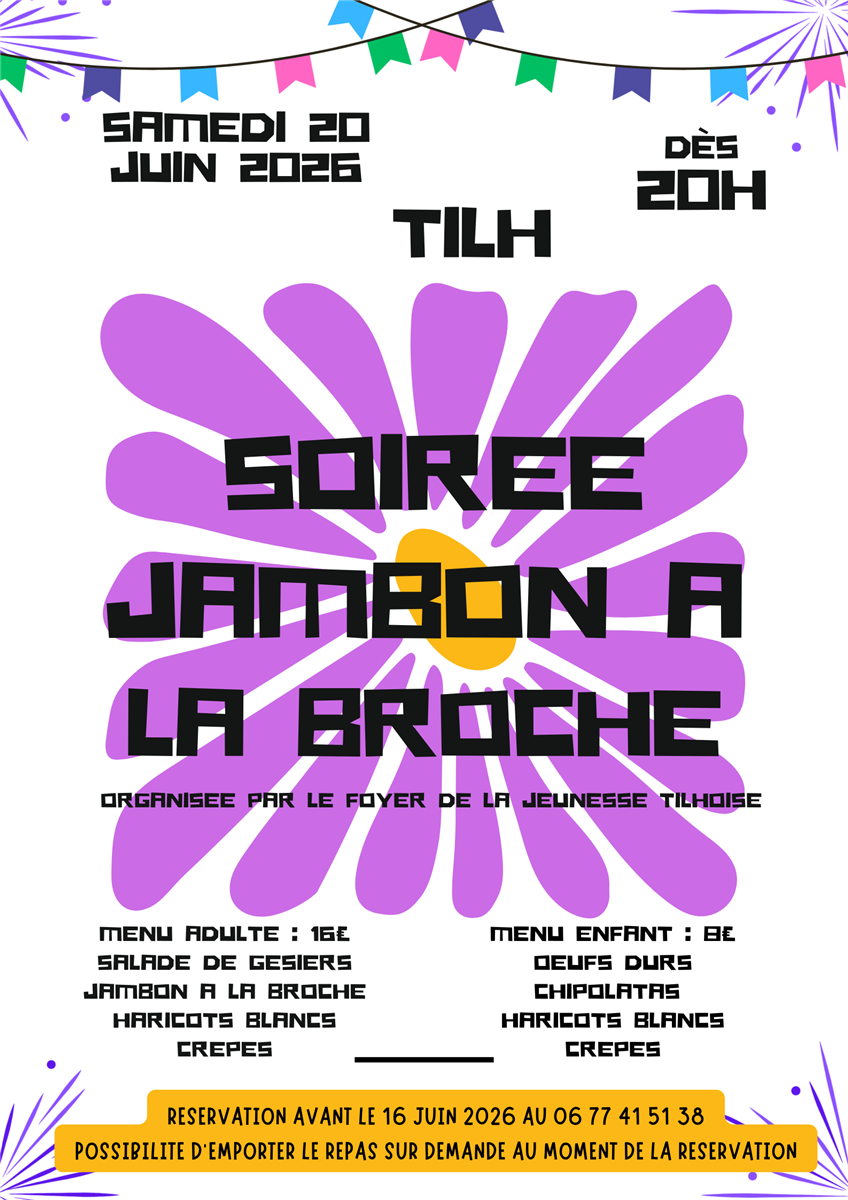 Soirée jambon à la broche