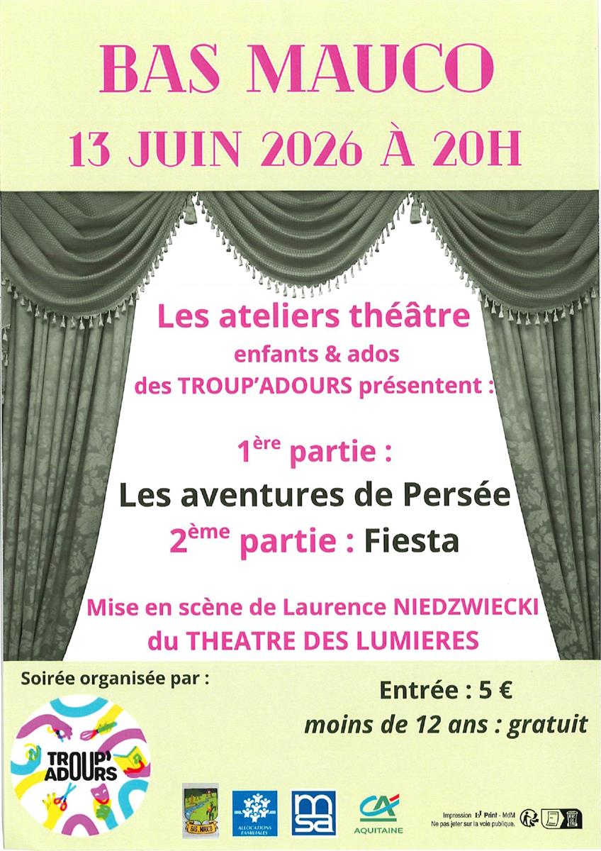 Troups'Adours : Les ateliers théâtre