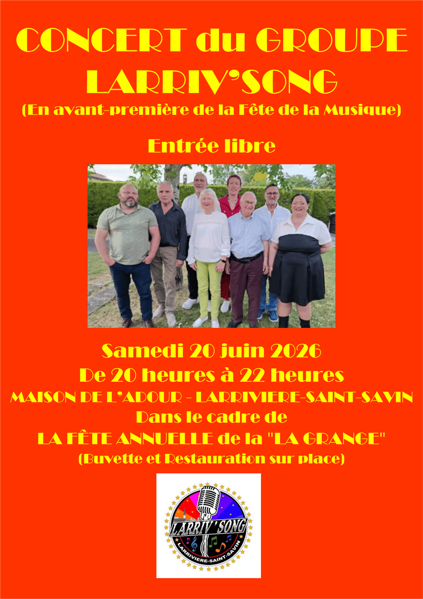 Concert Larriv'song