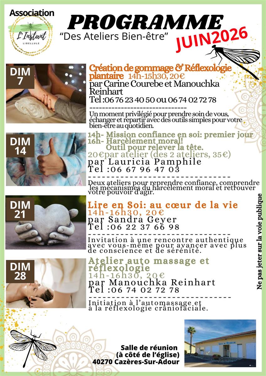 Ateliers confiance en soi