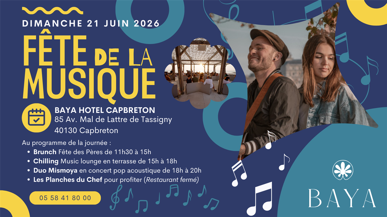 Fête de la Musique au BAYA HÔTEL Capbreton