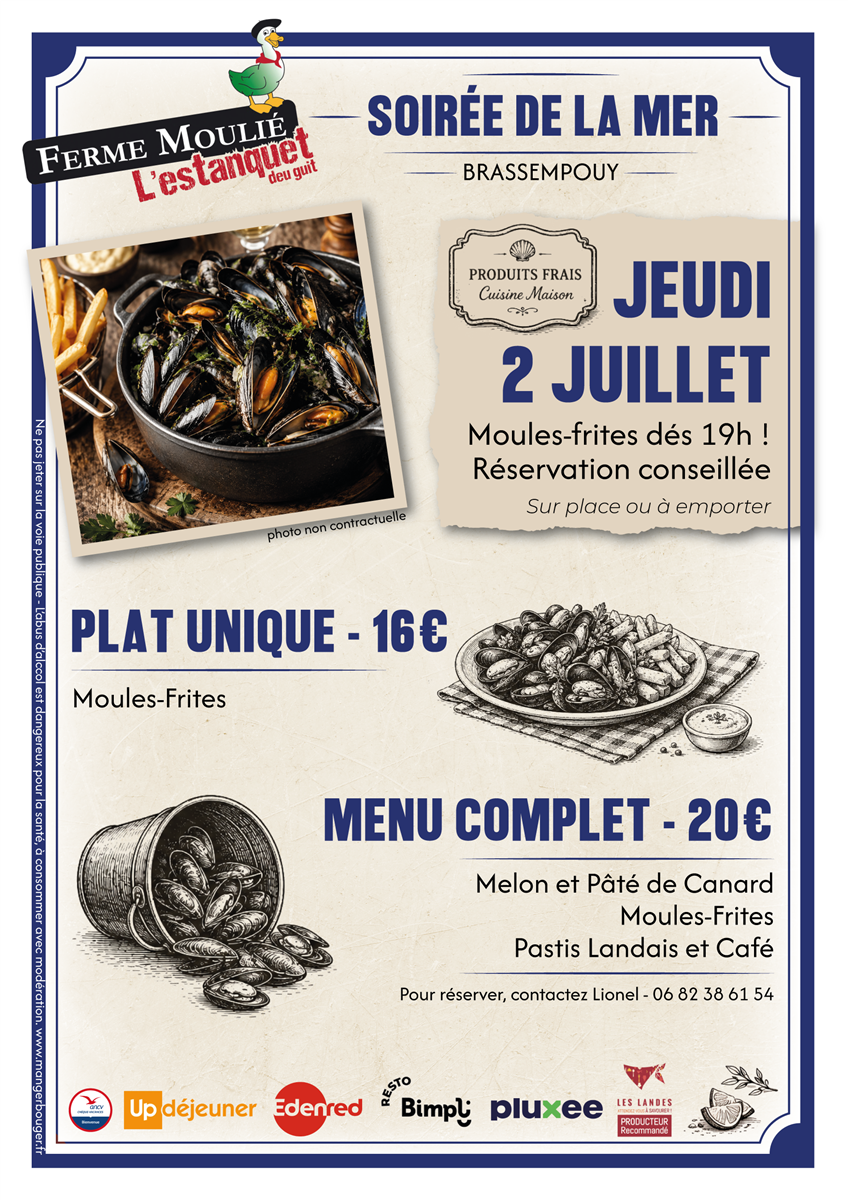 Soirée Moules-frites