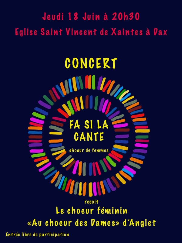 Concert : Fasilacante et Au Choeur des Dames