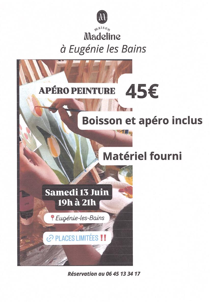 Apéro peinture à la Maison Madeline