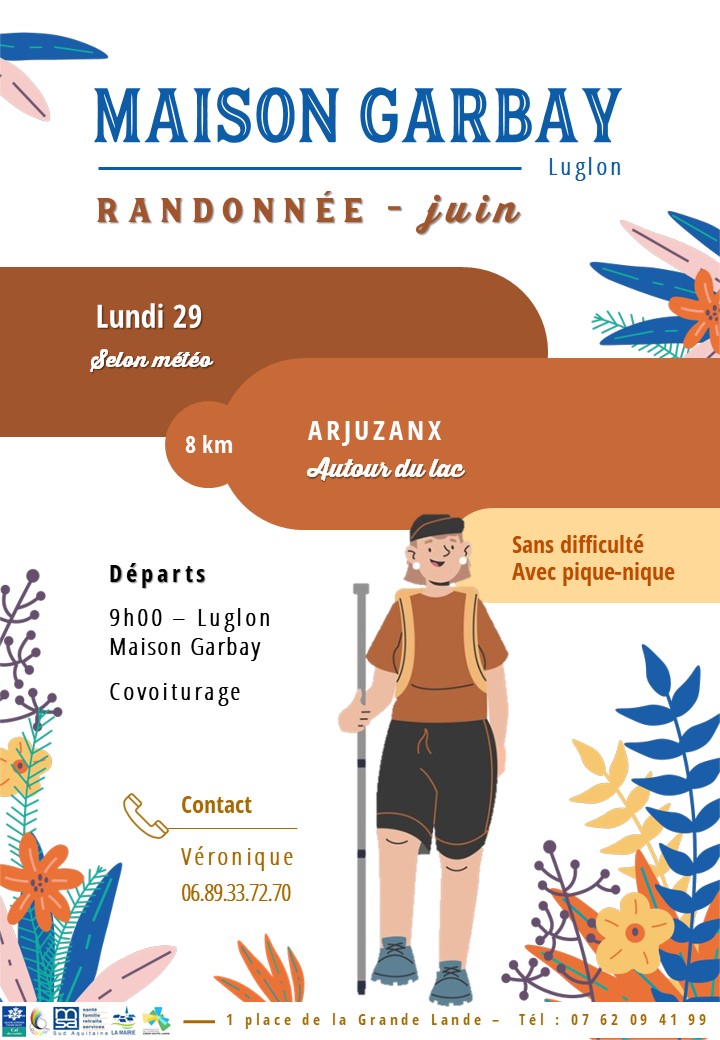 Randonnée Lac d'Arjuzanx