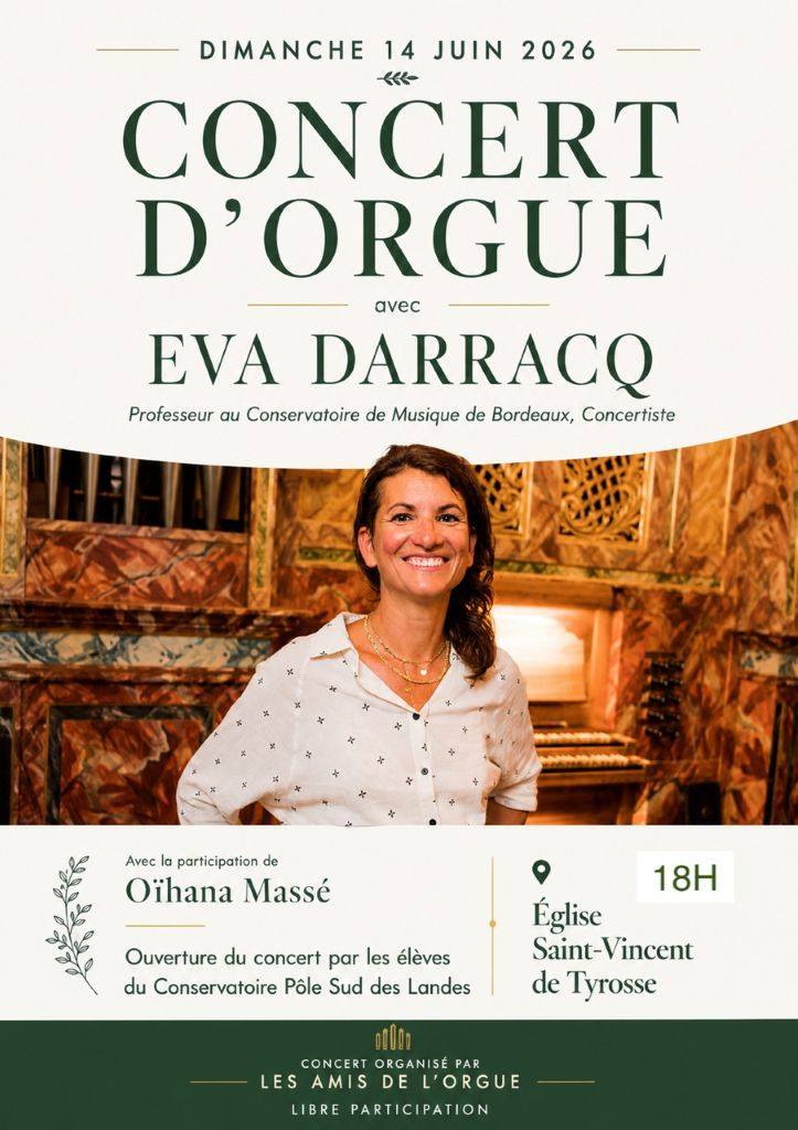 Concert d'orgue avec Eva Darracq