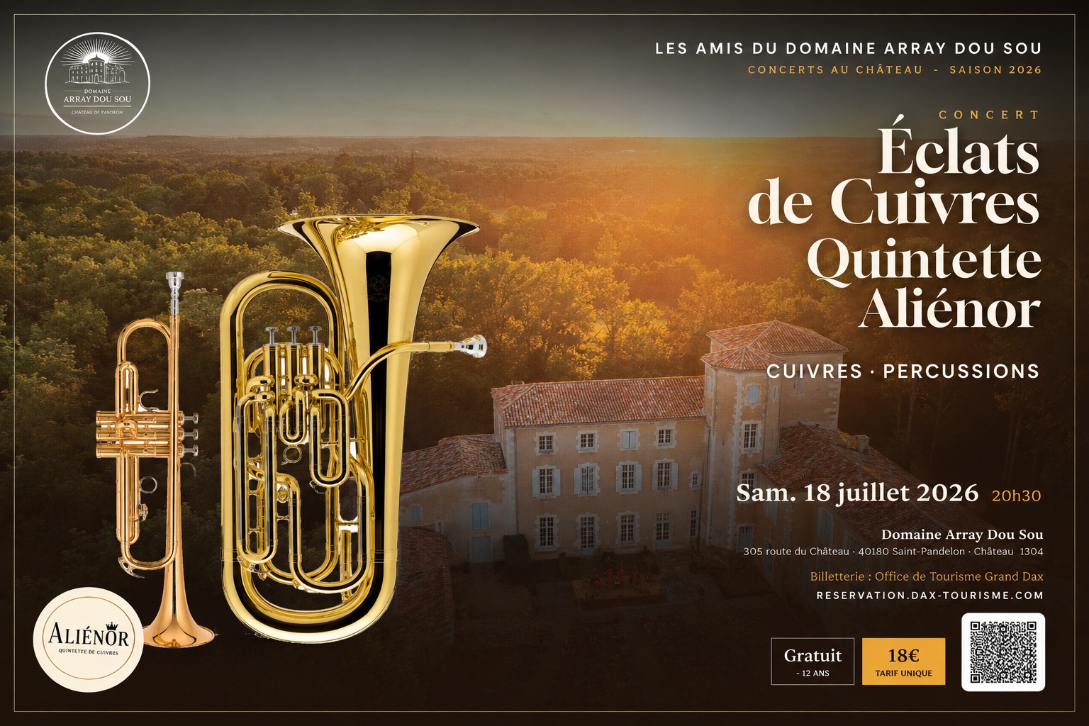 Concert Cuivres et Percussions "Eclats de Cuivres"