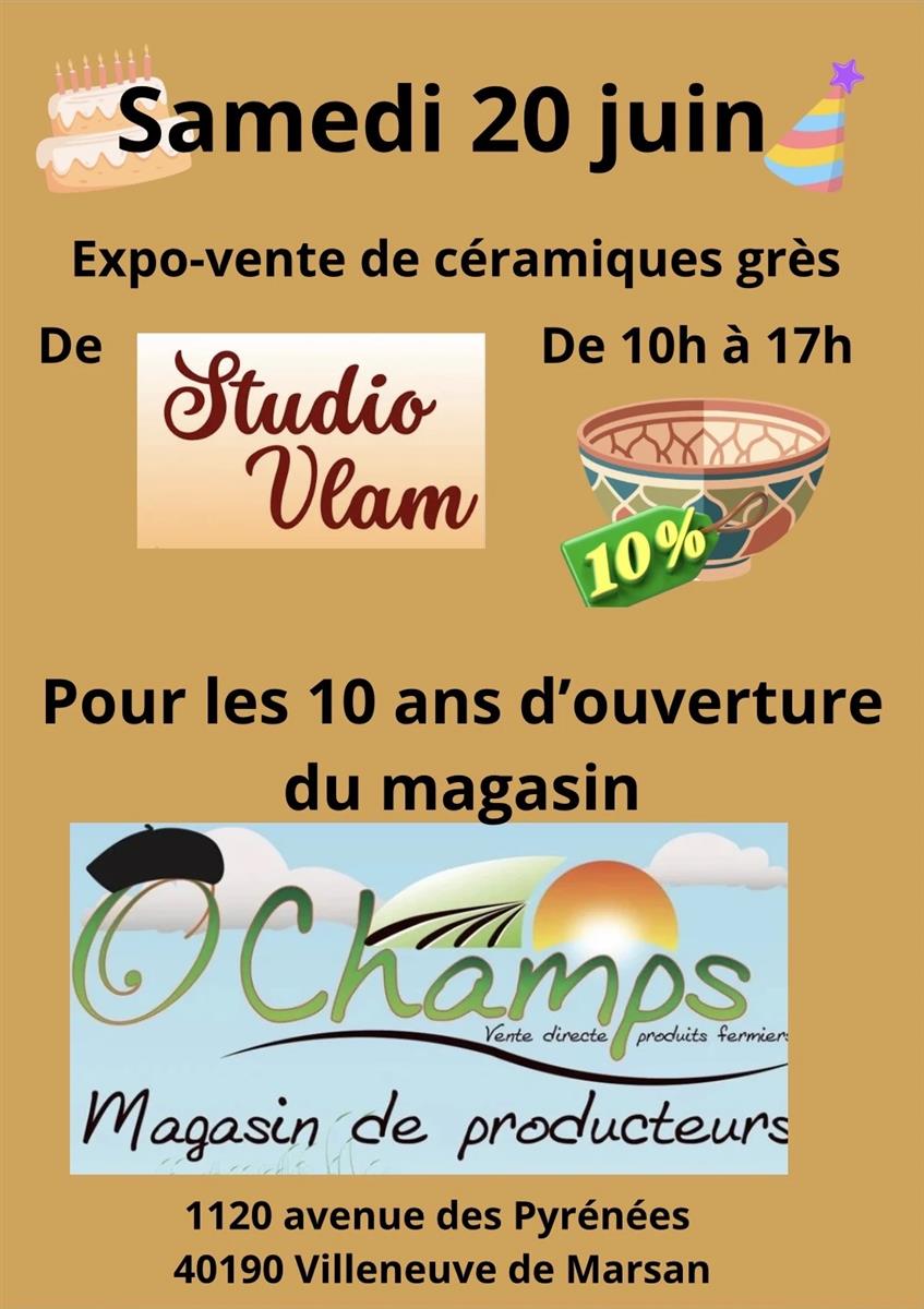 Expo-vente de céramiques grès