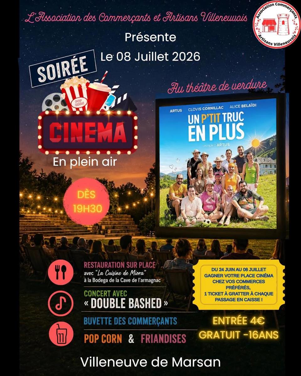 Ciné plein air : Un p'tit truc en plus
