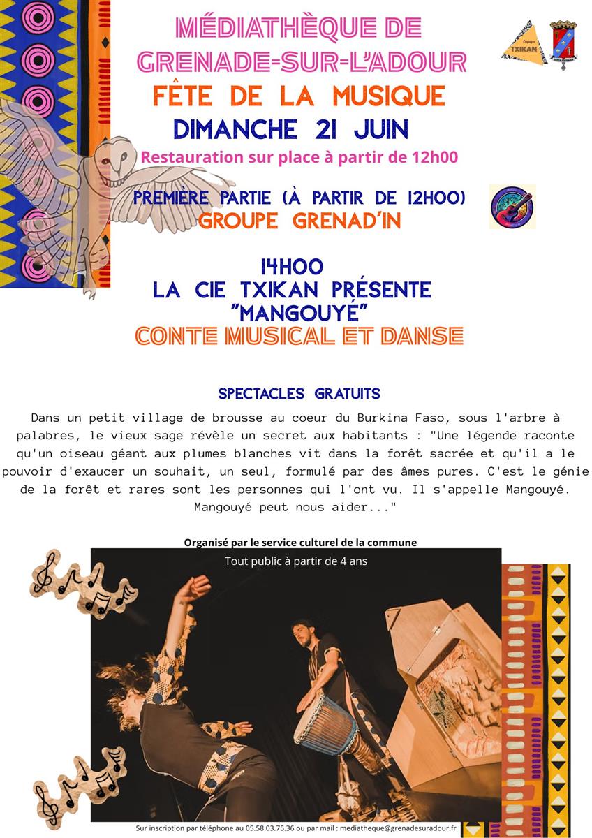 Fête de la musique à la médiathèque de Grenade ...