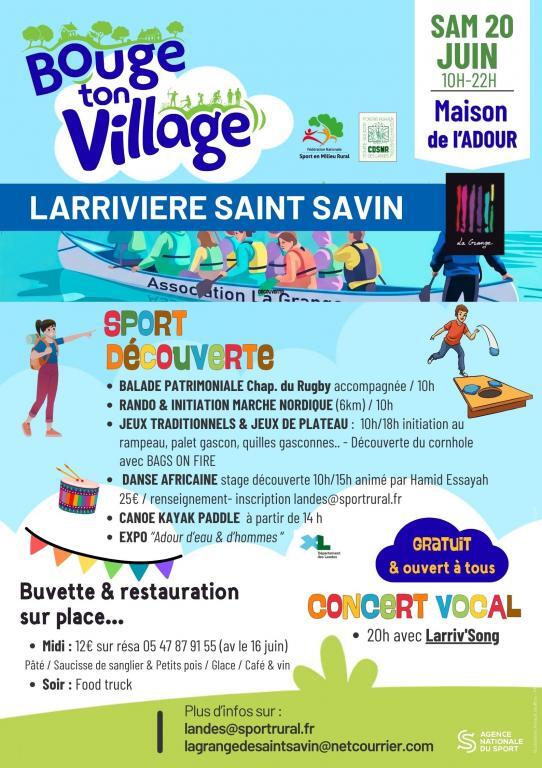 Bouge ton village - Larrivière Saint Savin