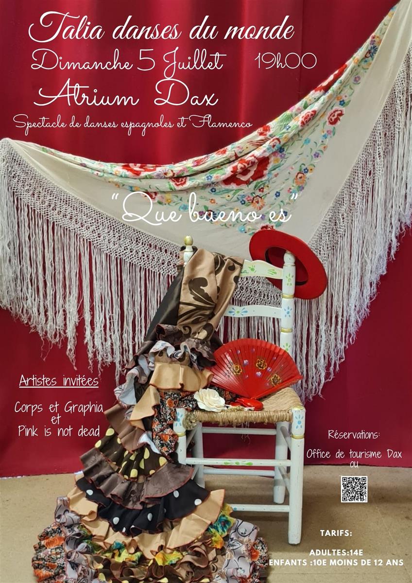 Spectacle de danses espagnoles et flamenco