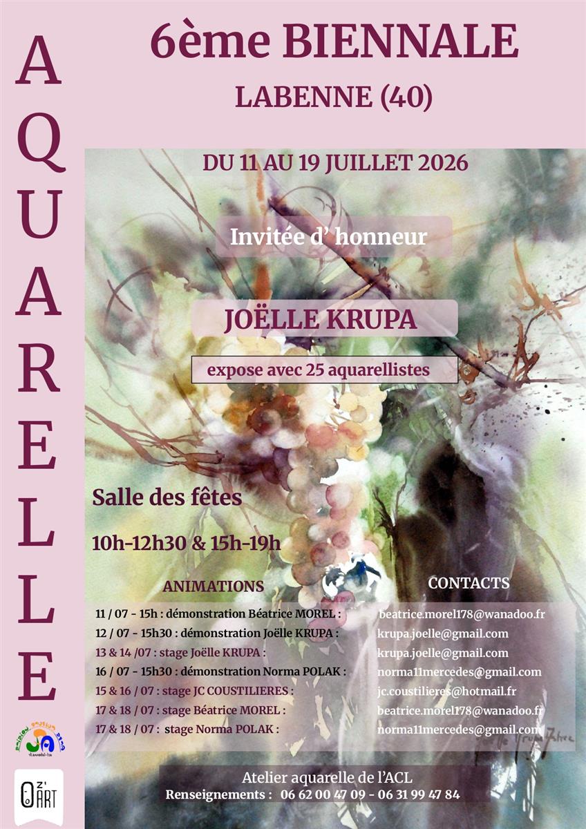 Aquarelle - 6ème biennalle de l'ACL
