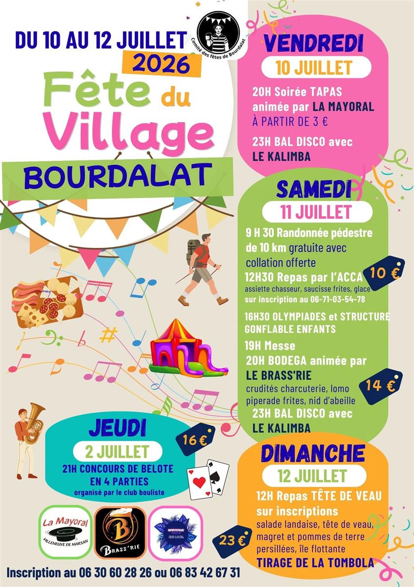 Bourdalat en Fête