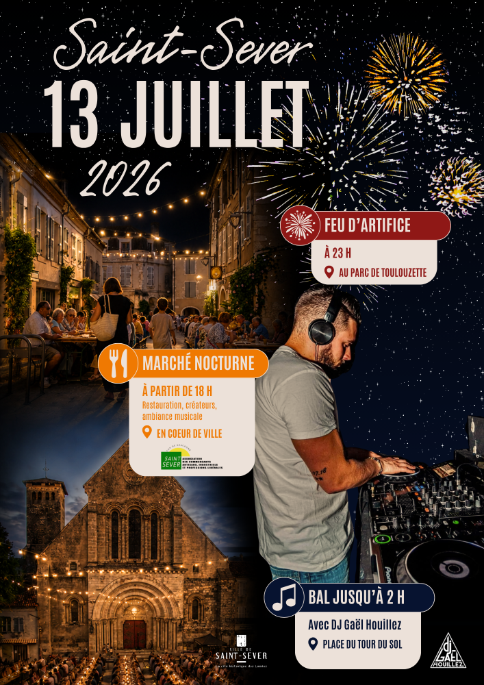 Marché, Bal et Feu d'artifice du 13 juillet