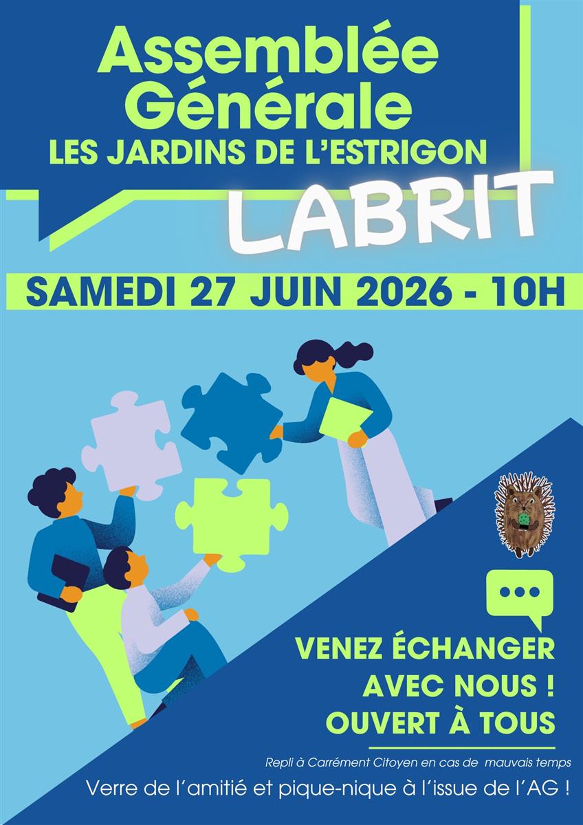 Assemblée Générale des Jardins de l'Estrigon