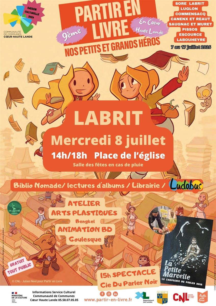 9ème Festival Partir en Livre en Coeur Haute Lande