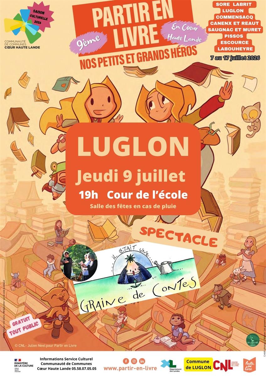 9ème Festival Partir en Livre en Coeur Haute Lande