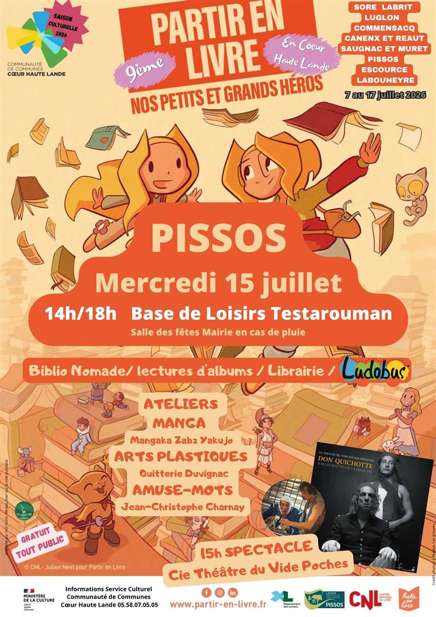 9ème Festival Partir en Livre en Coeur Haute Lande