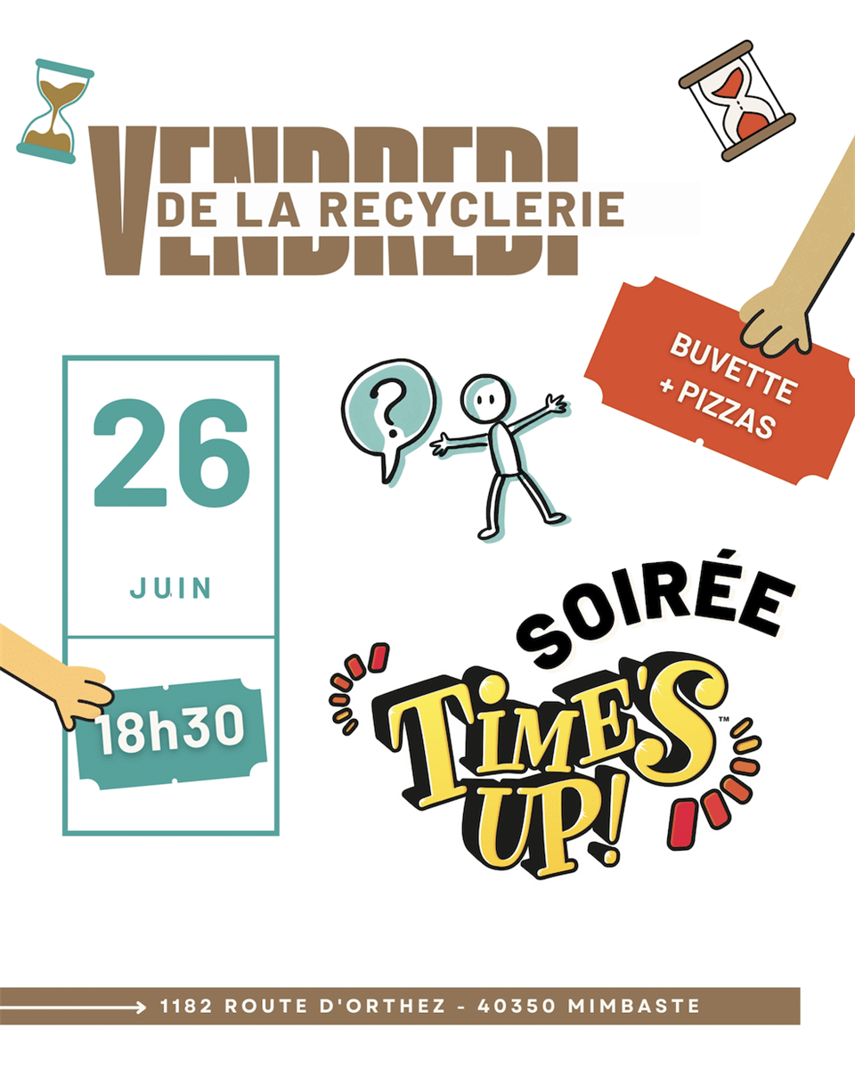 Vendredi de la Recyclerie – Soirée Time's Up