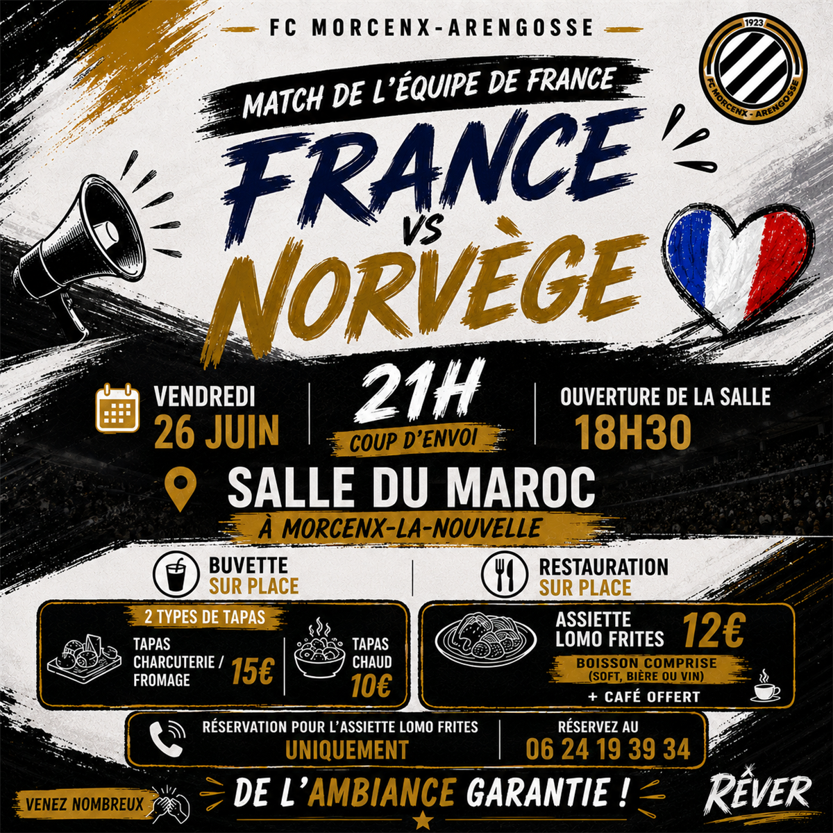 Match de l'équipe de France " France - Norvège"