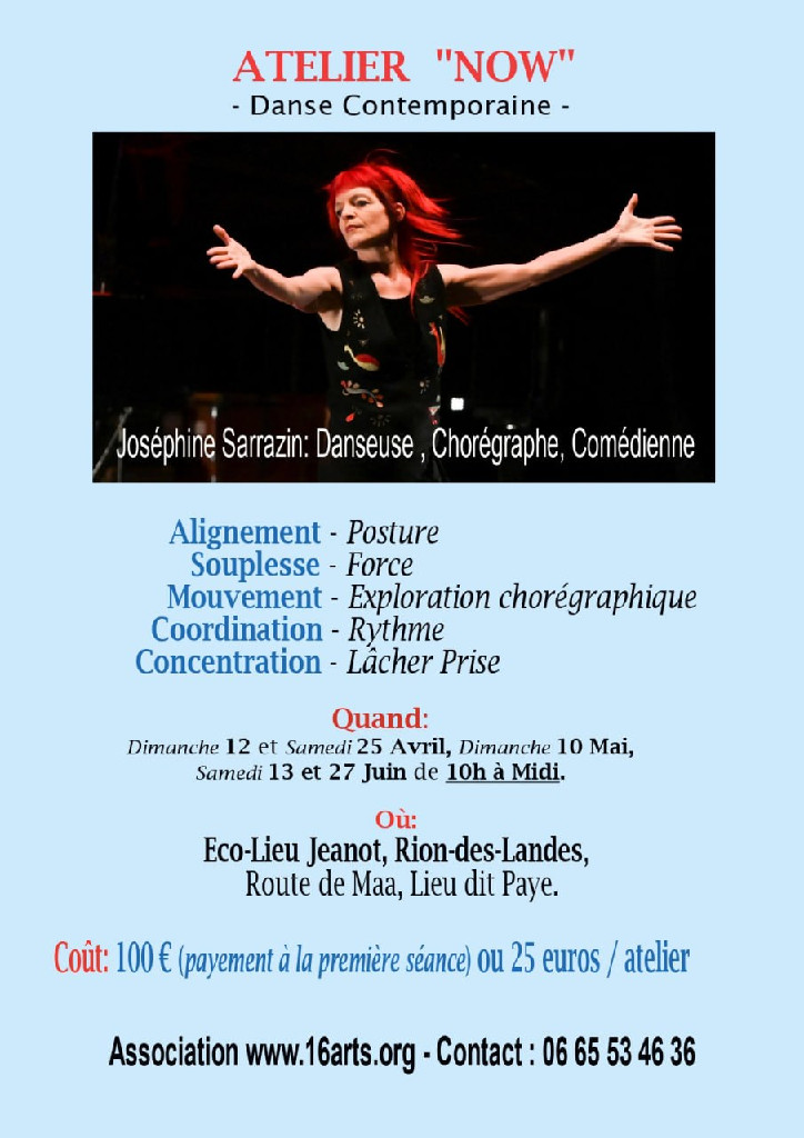 Atelier "Now" : Danse contemporaine