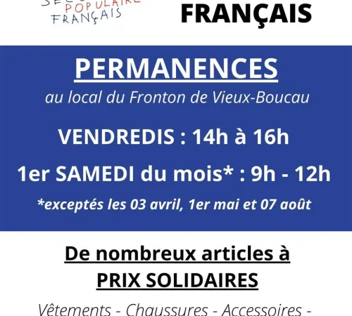 Ouverture du Secours Populaire