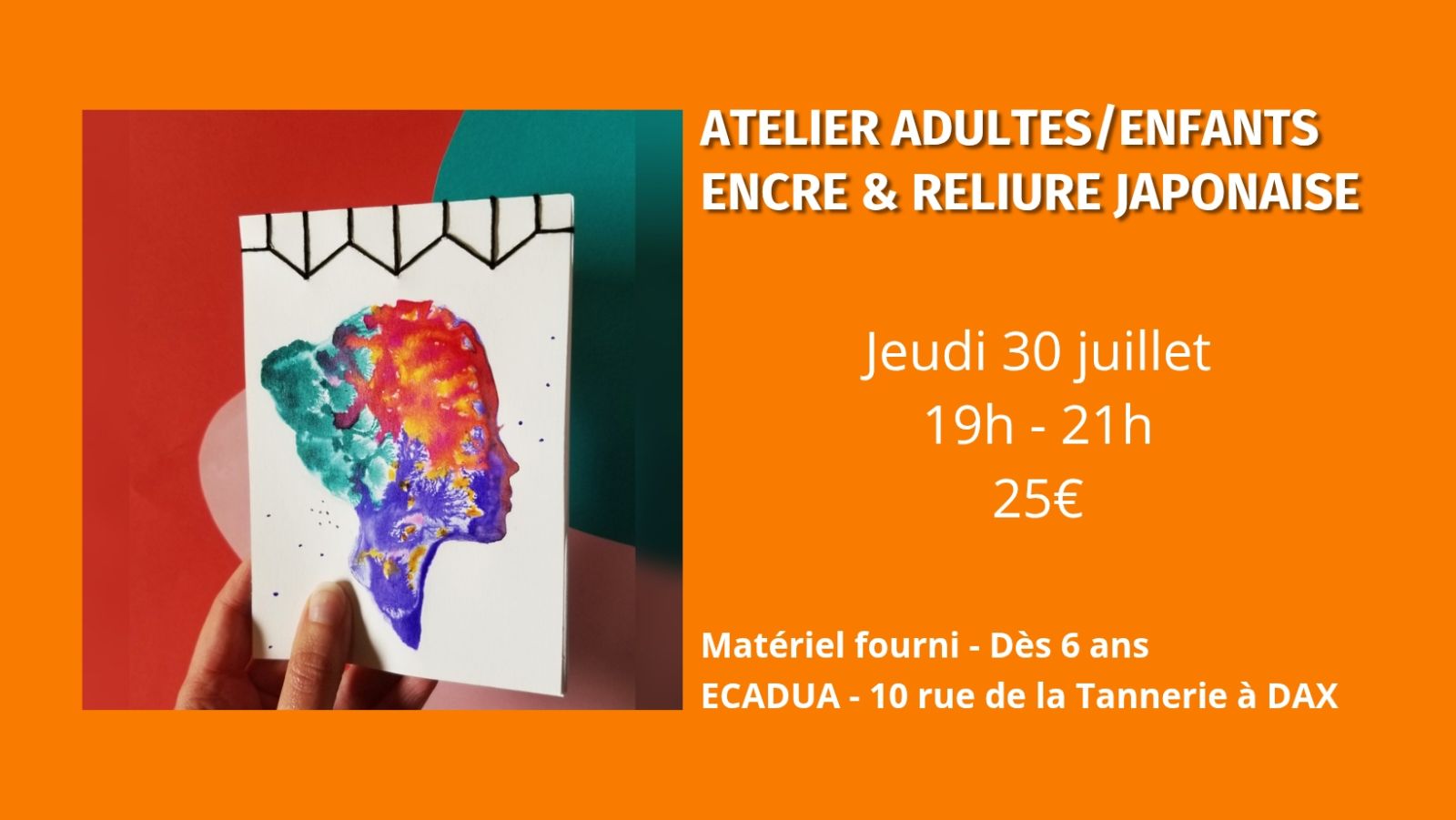 Atelier créatif Encre et reliure japonaise / A ...