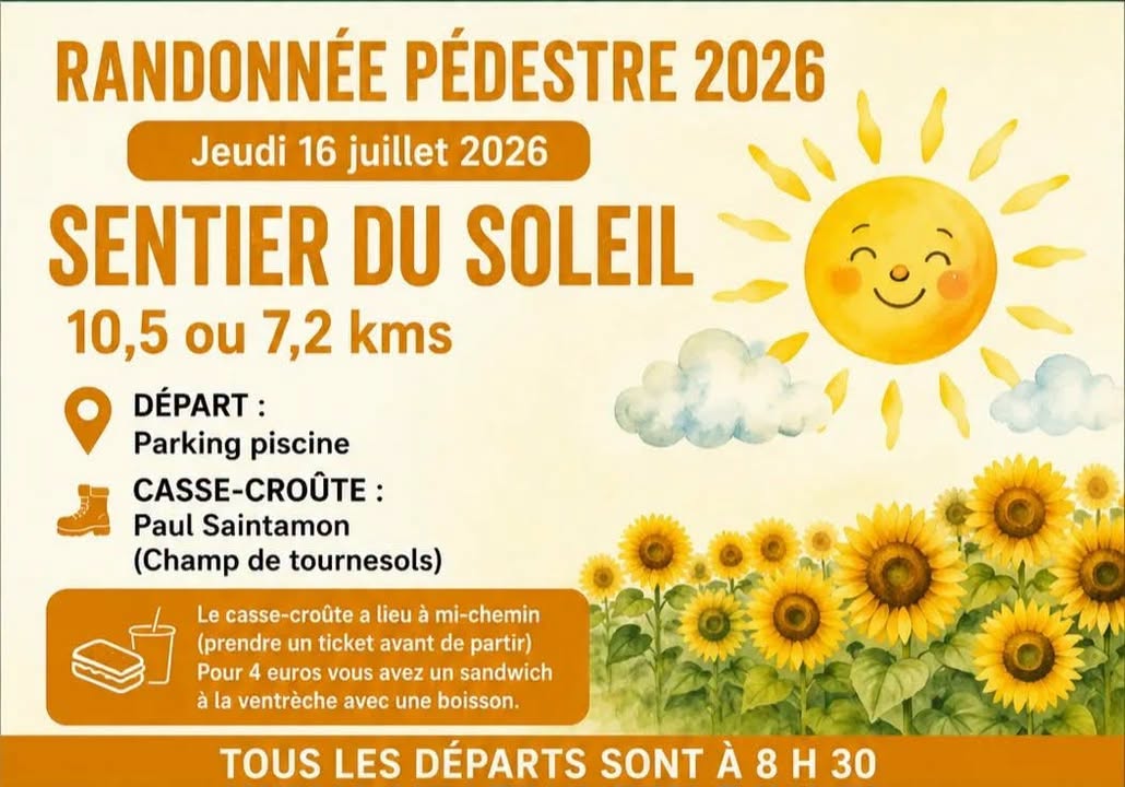 Randonnée pédestre : Sentier du soleil