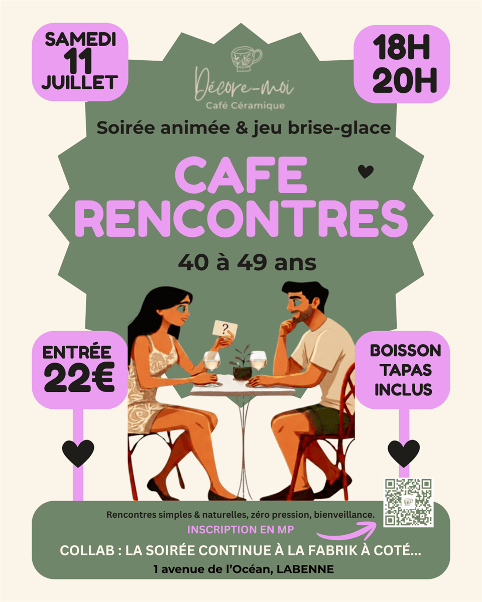 Café Rencontres 40-49 ans