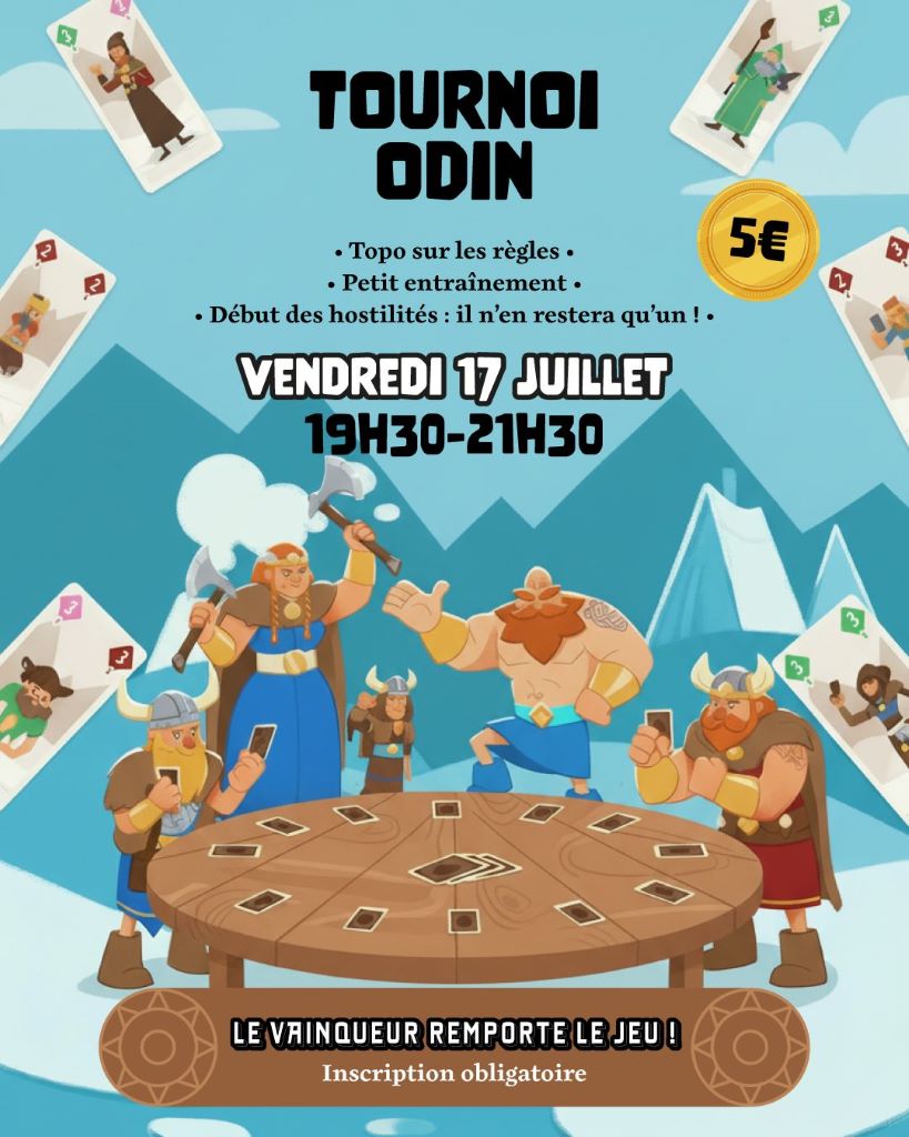 Jeu Odin : découverte et tournoi